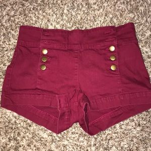 Maroon Shorts